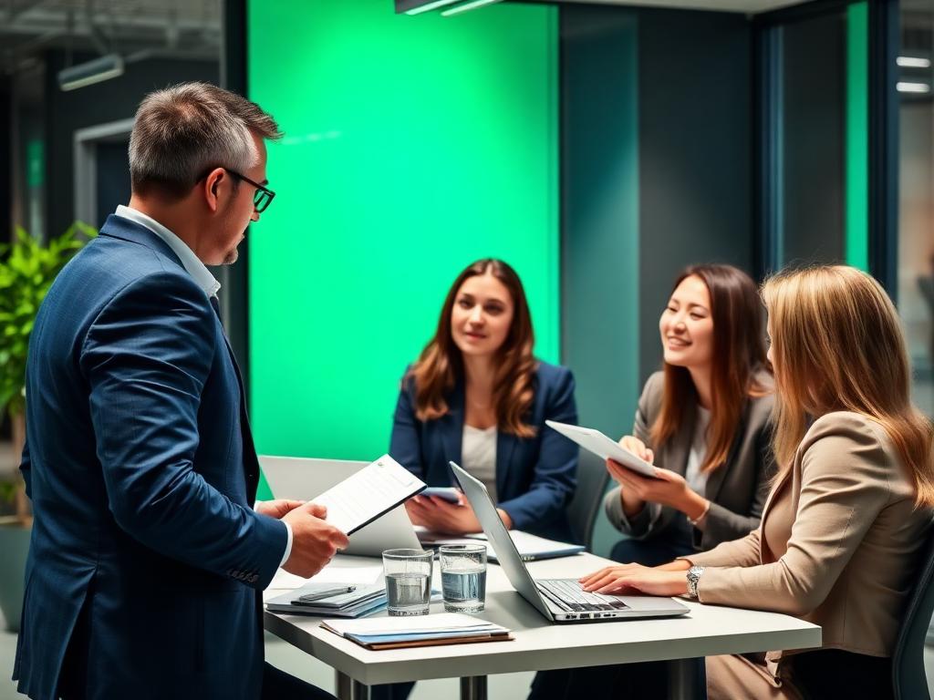 Treinamento corporativo com equipe engajada em workshop